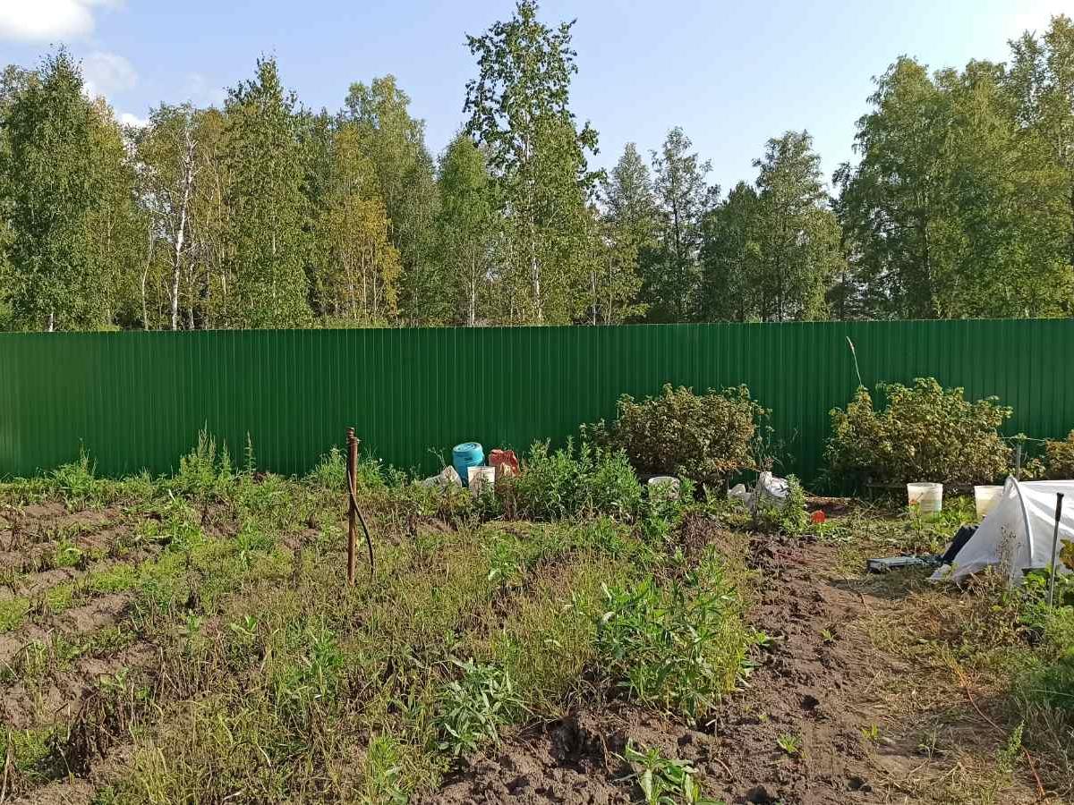 Забор из профнастила с полимерным покрытием "Зеленый мох" 
