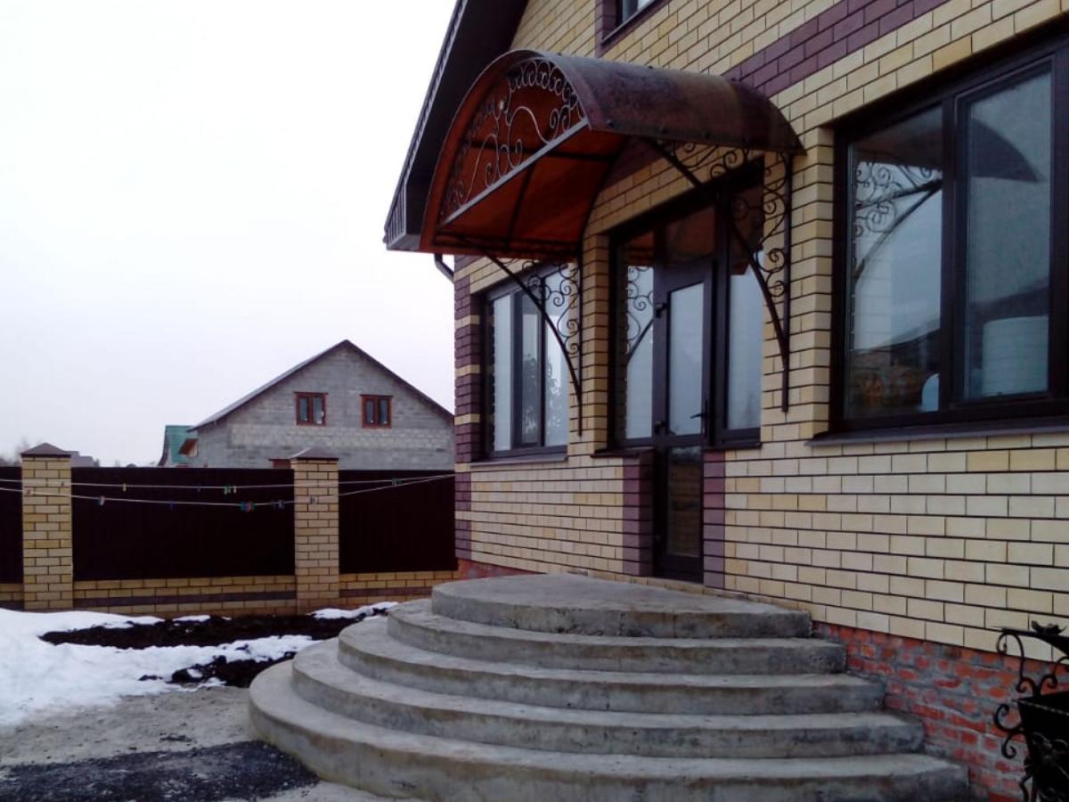 Козырек кованый №13