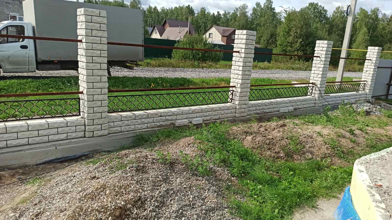 Ворота кованые №9 (с обшивкой листом 2 мм)