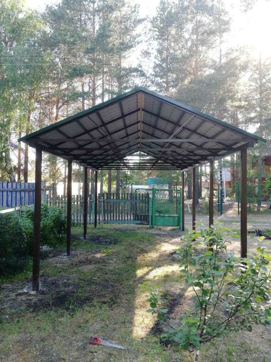 Навес №3 ширина 2,6 -3,5 м  