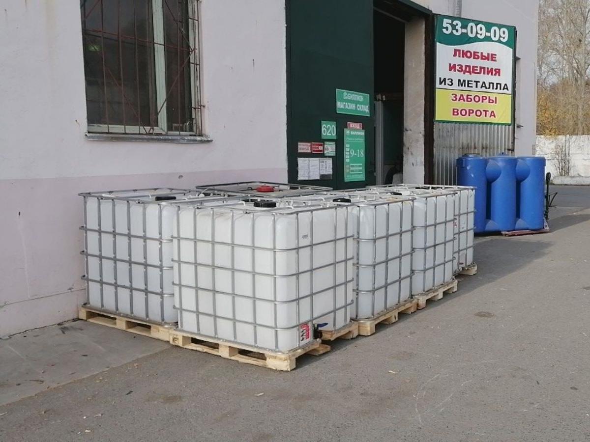 Еврокуб 1000л б/у на деревянном поддоне промытый