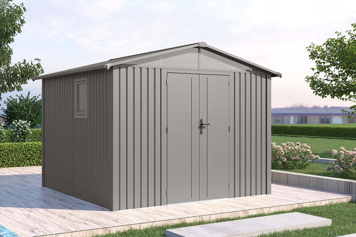Сарай металлический  Black Fox PANORAMA D  7,5  м.кв.
