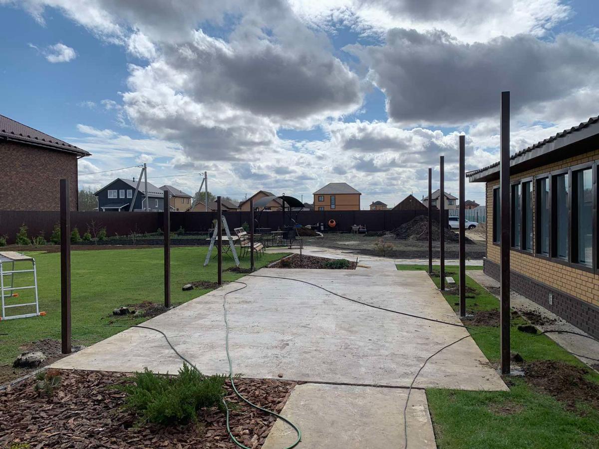 Навес №6 ширина 4,6-5,5 м 