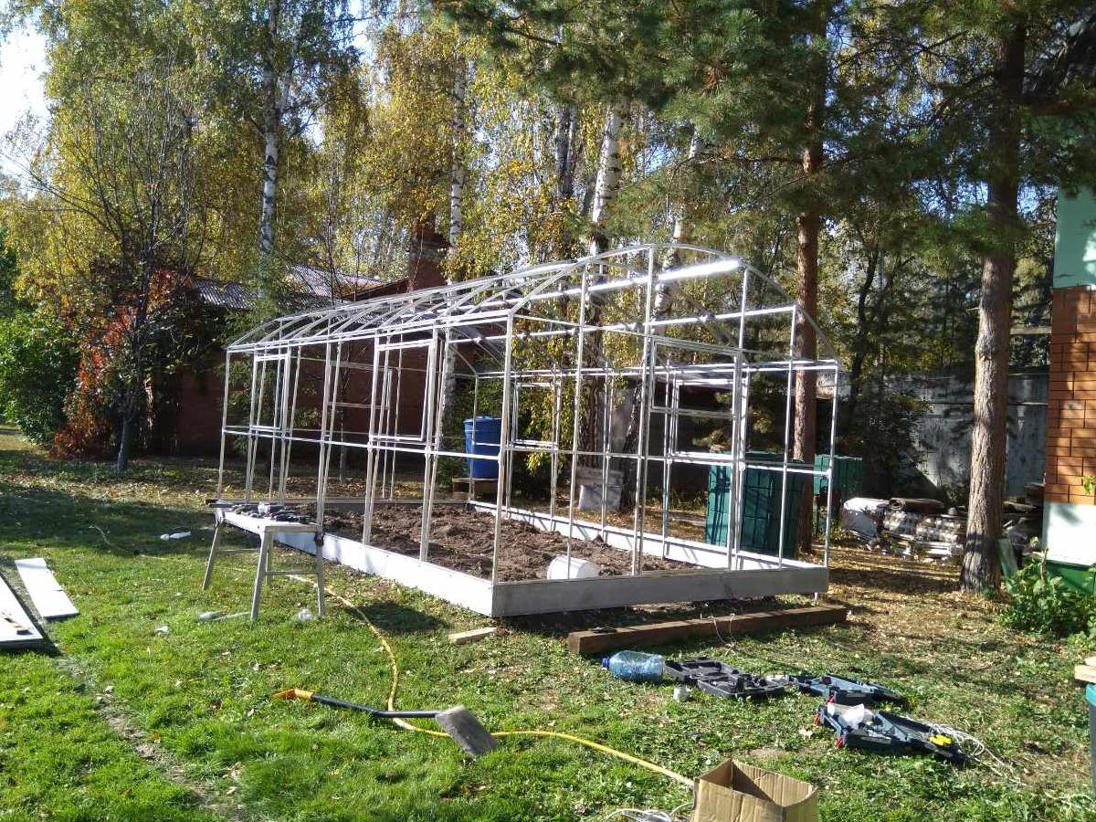 КраСотка ширина 3,5м двойные дуги 30*20 и 20*20