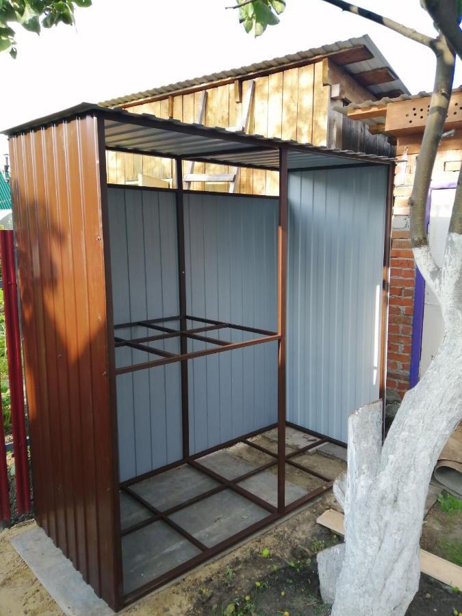 Дровенник 5 куб.м (каркас без покрытия)